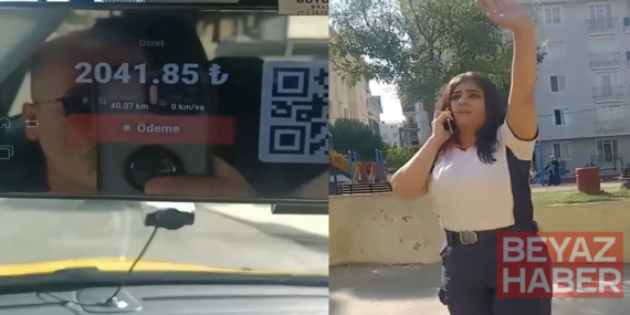 Kadın doktorla taksici arasında ücret gerilimi!