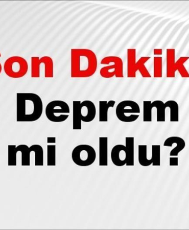 Son dakika deprem mi oldu? Az önce deprem nerede oldu? İstanbul, Ankara, İzmir ve il il AFAD son depremler 01 Ağustos 2026
