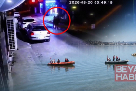 Simsiyah kıyafetler giyip, sabah 03.40'ta kol kola denize yürümüşler