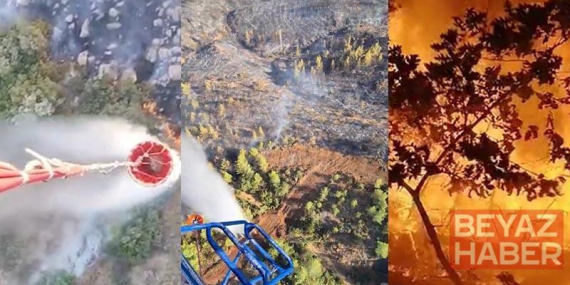 Susurluk’taki orman yangını 2’nci gününde