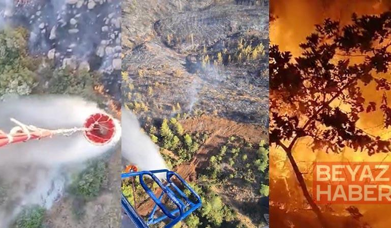 Susurluk’taki orman yangını 2’nci gününde