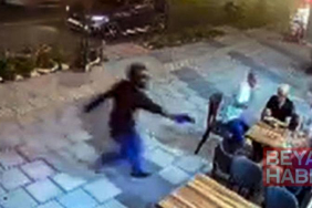 Tantunicide oturan site yöneticisi silahlı saldırıda yaralandı; olay anı kamerada