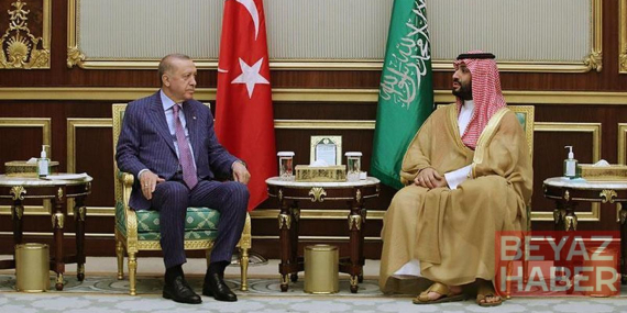 Cumhurbaşkanı Erdoğan, Suudi Arabistan Veliaht Prensi Selman ile telefonda görüştü