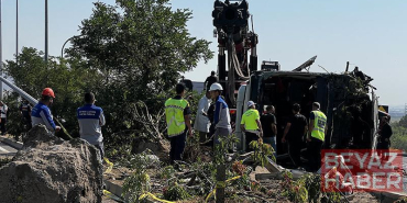 Kayseri’de yolcu otobüsü devrildi; 1 ölü, 23 yaralı