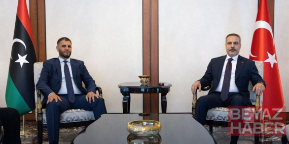 Bakan Fidan, Libya Milli Birlik Hükümeti İçişleri Bakan Vekili Trabelsi ile görüştü