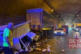İstanbul-İzmir Otoyolu tünelinde kaza: 2 yaralı