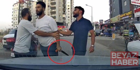 Trafikte tartıştığı sürücüyü darbedip, testereyle saldırmaya çalıştı