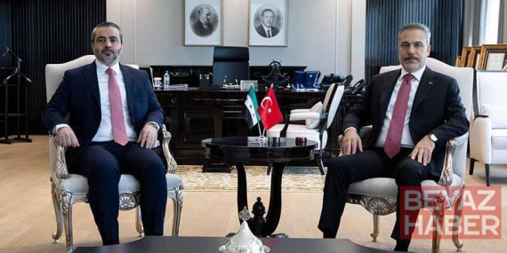 Bakan Fidan, Suriye Dışişleri Bakanı Şeybani ile görüştü