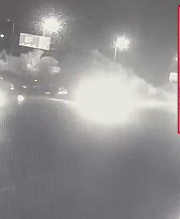 Otomobilin çarptığı yaya öldü; o anlar kamerada