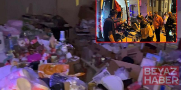 Komşularının haber alamadığı kadın, evdeki çöp yığınları arasında bulundu