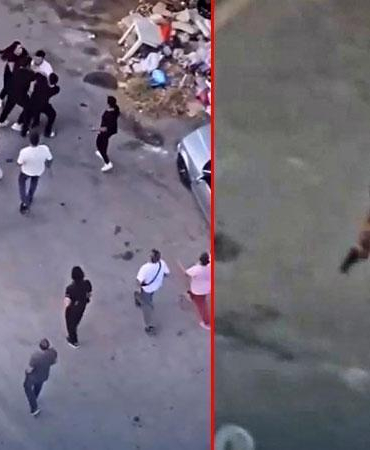 Taziye evindeki kavgada silah çekip husumetlilerini kovaladı