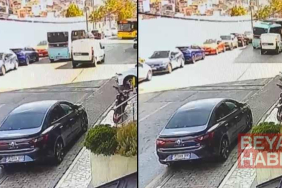 Kağıthane’de sollama yapan yolcu minibüsünün İETT otobüsüyle çarpıştığı kaza kamerada: 3 yaralı