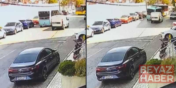 Kağıthane’de sollama yapan yolcu minibüsünün İETT otobüsüyle çarpıştığı kaza kamerada: 3 yaralı