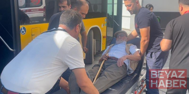 Otobüste fenalaşan yolcuyu şoför hastaneye yetiştirdi
