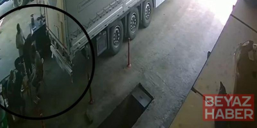 Nefes borusuna lokma tatlısı kaçan işçi, Heimlich manevrasıyla kurtarıldı; o anlar kamerada