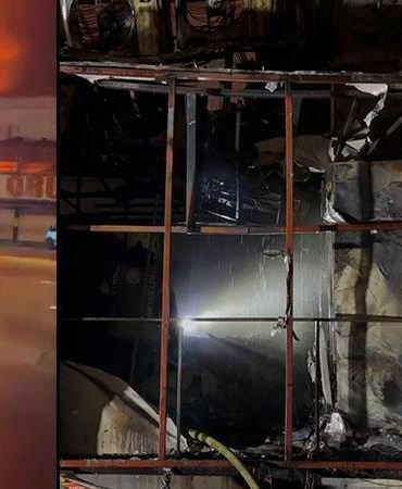 Sultanbeyli’de alışveriş merkezinde çıkan yangın söndürüldü