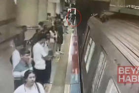 Şişli’de görme engelli Enes’in valiziyle metro raylarına düştüğü anlar kamerada