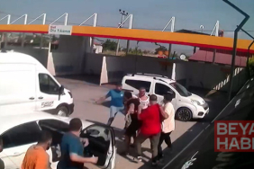 Samsun'da başpehlivan Serhat Elvan'a akaryakıt istasyonunda saldırı: O anlar kamerada