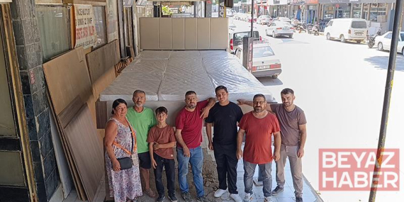 İnegöllü mobilya ustası, Almanya’daki fuar için 6 metrelik yatak üretti