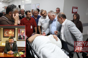 Arı kovanlarının bakımını yaparken iskeleden düşen belediye başkanı yaralandı