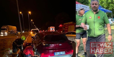 Bisikletiyle giderken 2 otomobilin çarptığı öğretmen hayatını kaybetti
