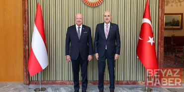 TBMM Başkanı Kurtulmuş, Avusturya Federal Şansölyesi Stocker ile bir araya geldi
