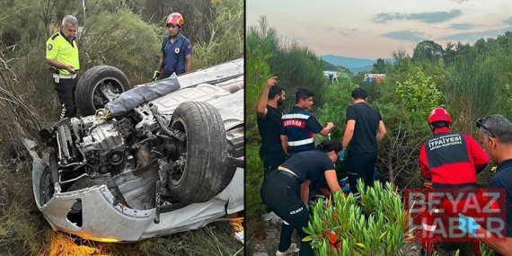 Muğla’da otomobil şarampole yuvarlandı: 1 ölü, 3 yaralı