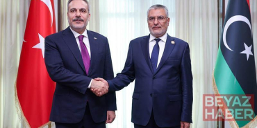Bakan Fidan, Libya Yüksek Devlet Konseyi Başkanı Takala ile bir araya geldi