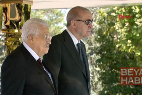 Cumhurbaşkanı Erdoğan, Filistin Devlet Başkanı Abbas