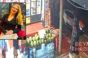 Otomobille çarpıp üzerinden geçtiği genç kız ağır yaralandı; o anlar kamerada