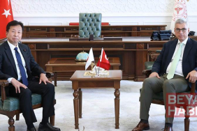 Bakan Memişoğlu, Japonya Temsilciler Meclisi Üyesi Masaki Ogushi ile bir araya geldi