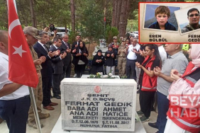 Şehit Başçavuş Ferhat Gedik mezarı başında anıldı