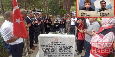 Şehit Başçavuş Ferhat Gedik mezarı başında anıldı