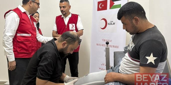 Türk Kızılay, Gazze’de Protez Destek Projesi başlattı
