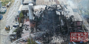 Dolum tesisinde patlama sonrası yangın: 2 ölü, 2 yaralı