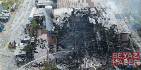 Dolum tesisinde patlama sonrası yangın: 2 ölü, 2 yaralı