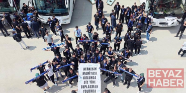 Erzurumspor taraftarı Diyarbakır deplasmanı için yola çıktı