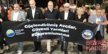 Avcılar’da 17 Ağustos Depremi’nde yaşamını yitirenler anıldı