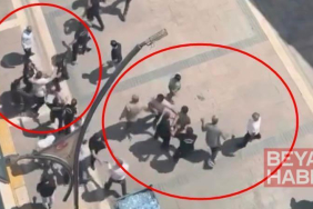 Mardin’de tekmeli ve yumruklu borç kavgası kamerada