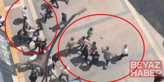 Mardin’de tekmeli ve yumruklu borç kavgası kamerada