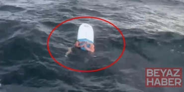Denizde can pazarı; SUP board tahtası ile açığa sürüklenen baba ile kızı 5 saat sonra kurtarıldı