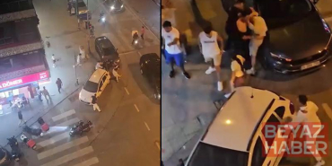 Bahçelievler’de iki grup arasında bıçaklı kavga; aracın üzerinde dövdüler