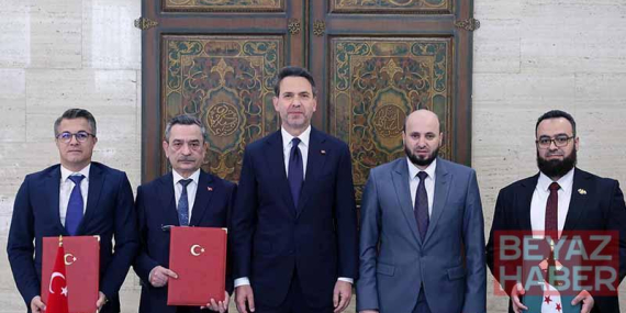 Türkiye ile Suriye arasında madencilikte stratejik iş birliği: Fosfat alanında mutabakat zaptı imzalandı