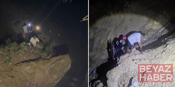 Göksu Nehri’nde mahsur kalan 2 kişi kurtarıldı