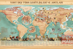 MSB Harita Genel Müdürlüğü, yurt dışındaki şehitliklerin haritasını çıkardı