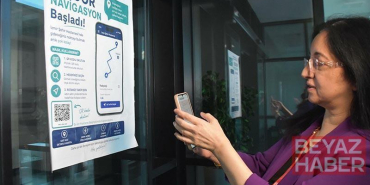 Hastanede yön bulmayı kolaylaştıran dijital sistem