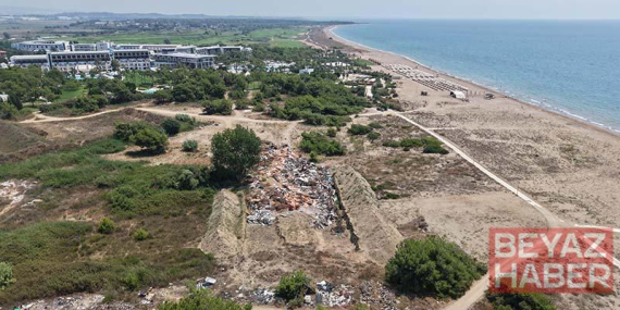 Sahili kazıp çöplük yapan 5 yıldızlı otele 1 milyon 678 bin TL ceza