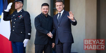 Macron ve Zelenskiy