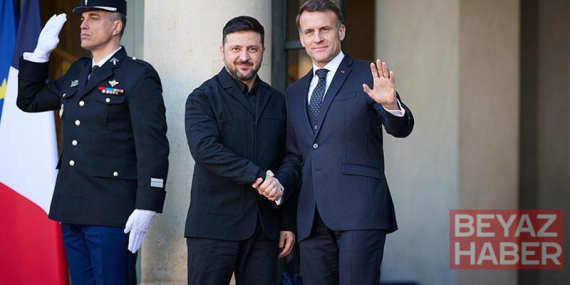 Macron ve Zelenskiy
