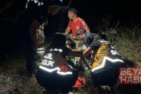 Bursa'da feci kaza! Manevra yaparken uçurumdan düştü